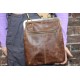 Malaga Small Brown Clasp Purse Bag